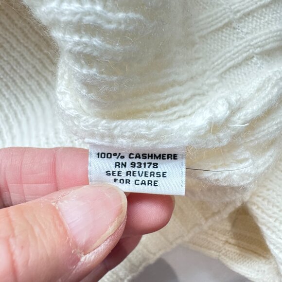 NWT The Cashmere Project Zip Textured Bomber Sweater in Frost White - Picture 8 of 12